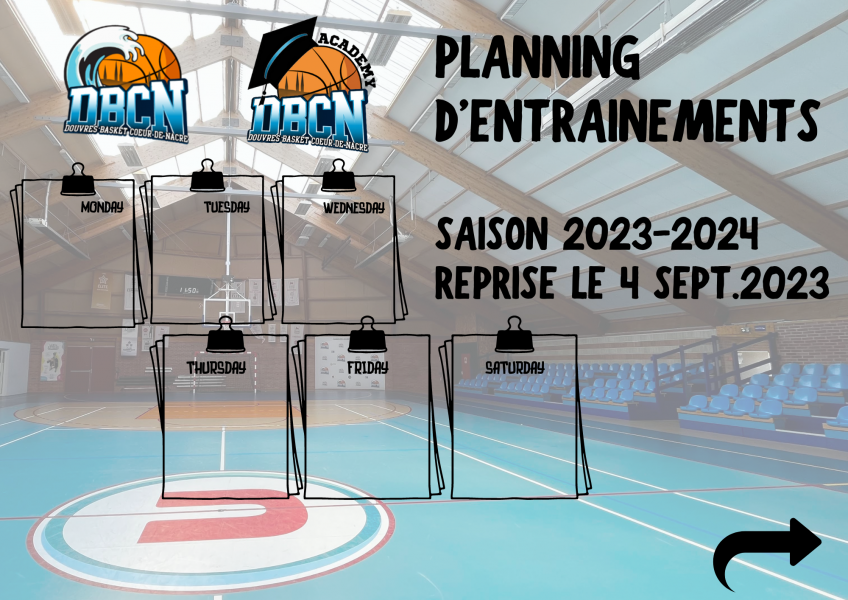 PLANNING ENTRAINEMENTS